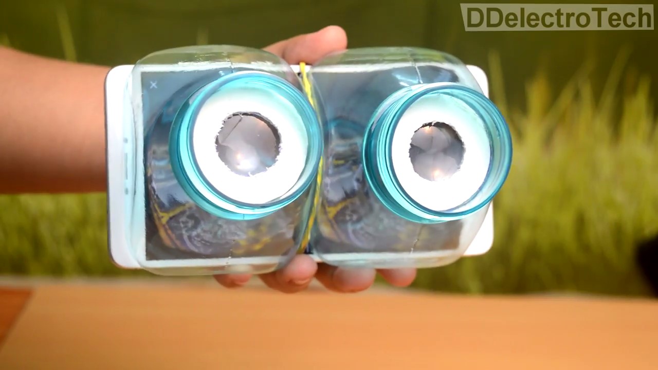 Make a Smartphone VR using Plastic Bottle, homemade virtual reality, vr headset, best vr headset, make vr headset at home, plastic bottle vr headset, smartphone vr, 