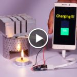Charge mobile using candle, candle charging trick, best candle life hack, homemade candle charger, candle charge life hack, awesome candle charge life hack, candle light charger, beautiful candle,