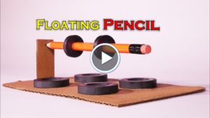 How to Make Floating Pencil, Floating Pencil, Make Floating Pencil, Make Floating Pencil using magnets,