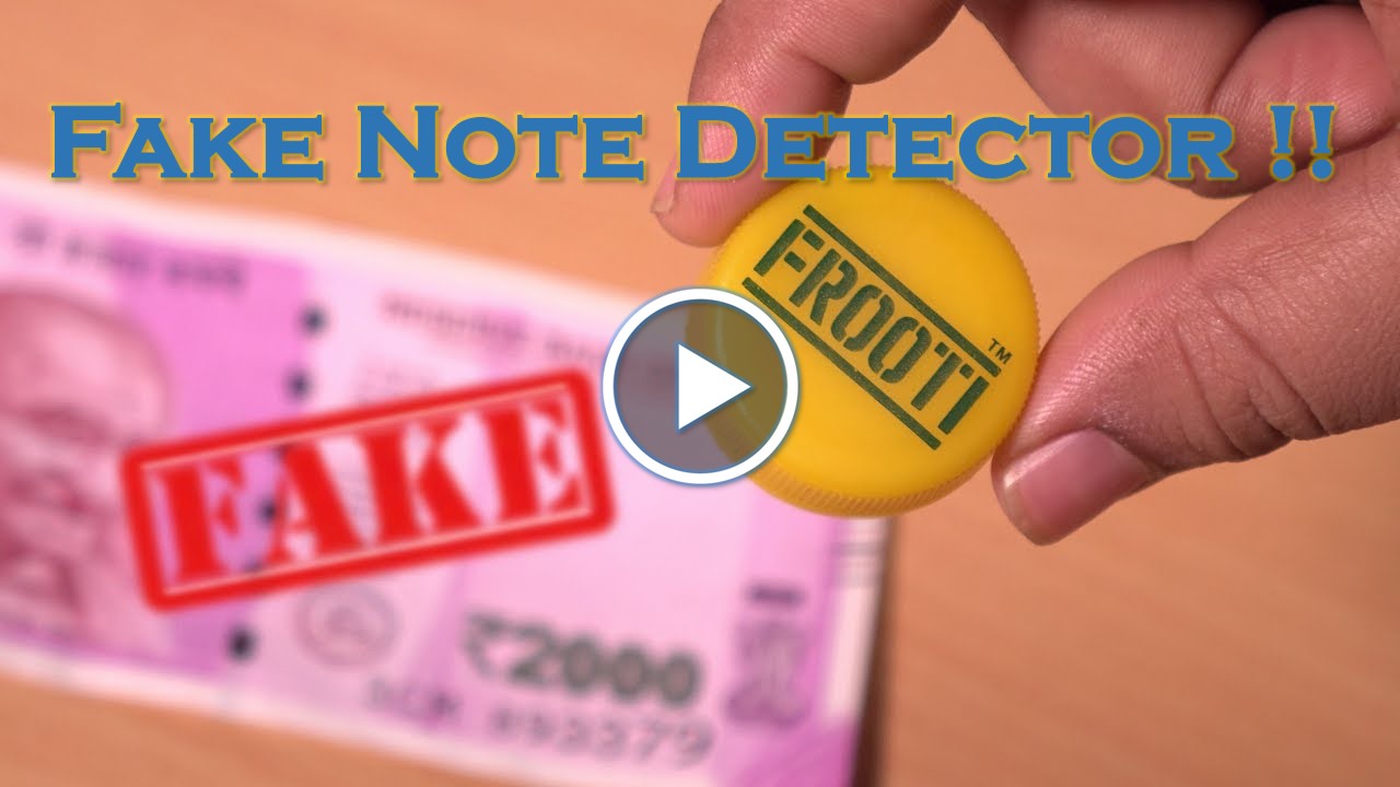 How to Make Simple Fake Note Detector at Home Gizdigit
