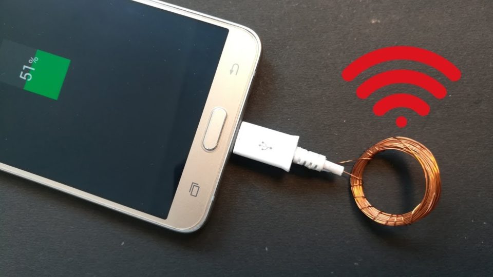 How to Make WIRELESS MOBILE CHARGER Using DC Motor at Home Gizdigit