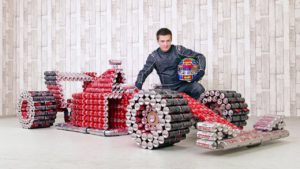 DIY Coca Cola F1 Racing Car from Cans